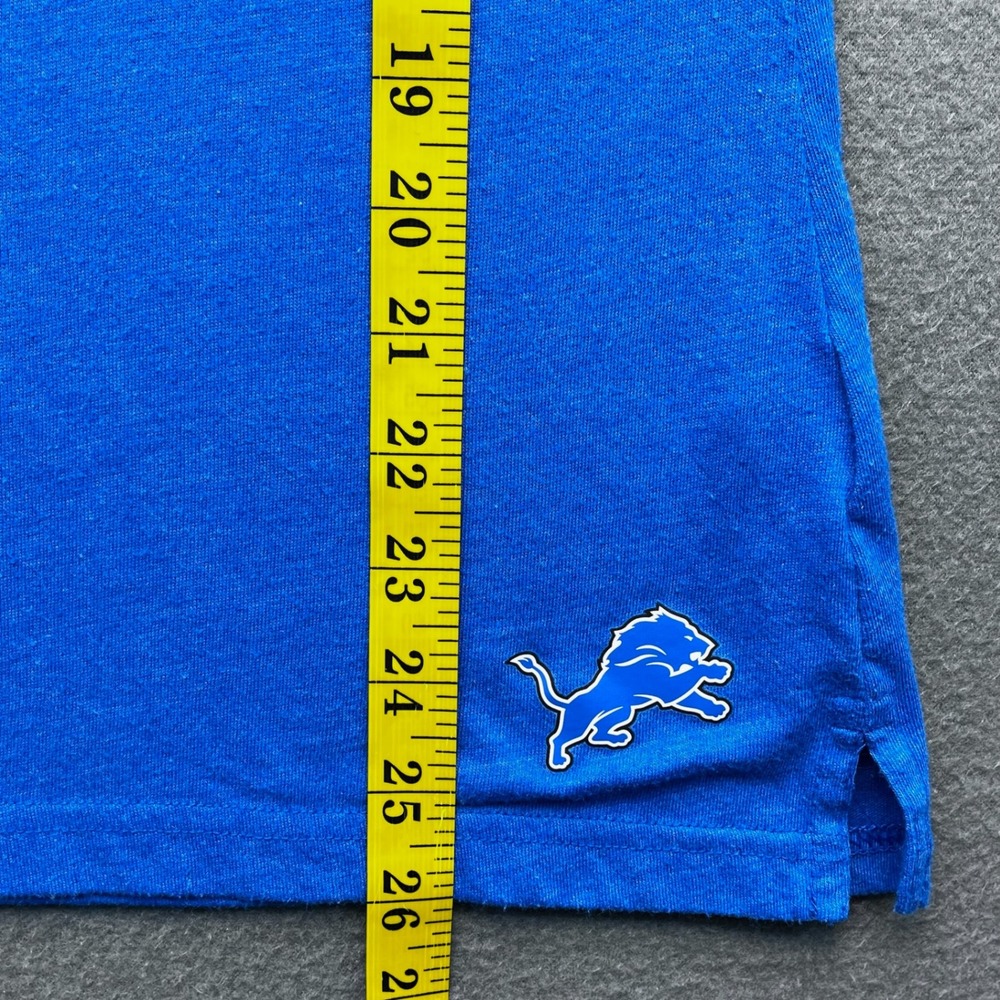 Nike Women NFL Detroit Lions V-Neck Team Apparel T-Shirt Honolulu Blue M - Picture 8 of 8